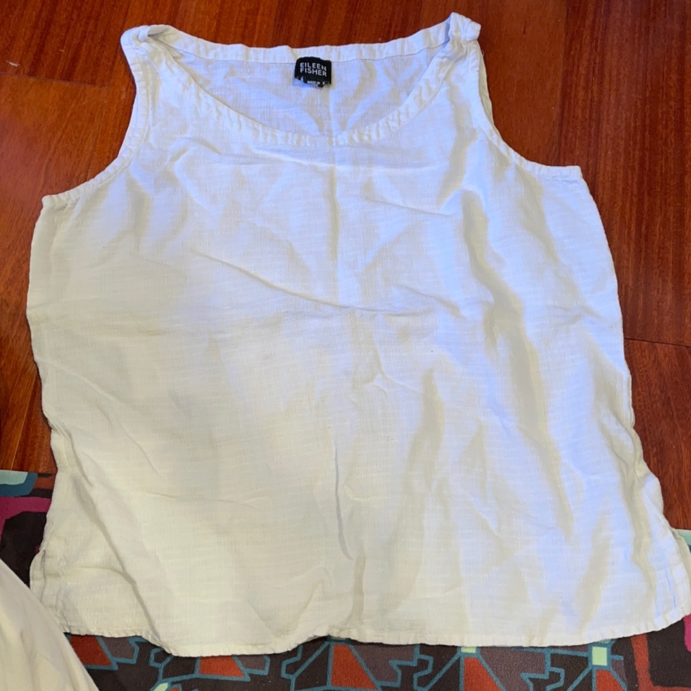 white eileen fisher tank  small